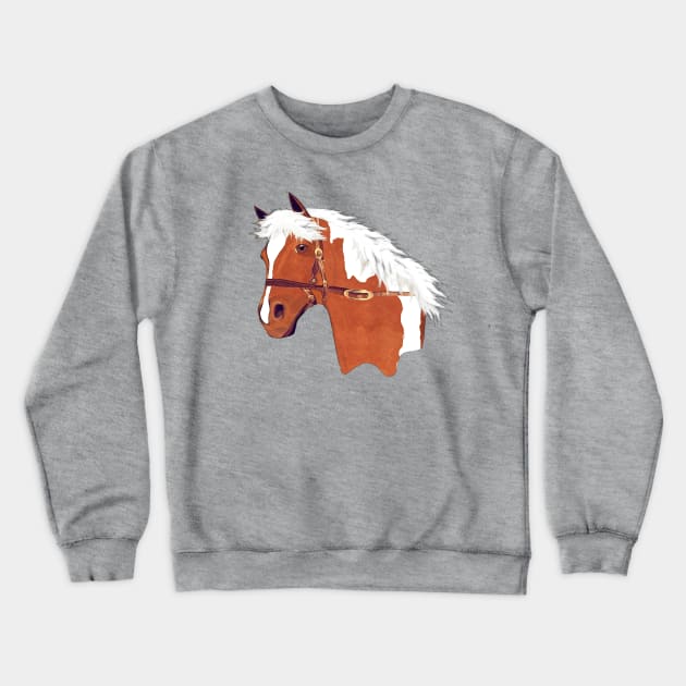 Horse Lovers Palomino Crewneck Sweatshirt by KC Morcom aka KCM Gems n Bling aka KCM Inspirations